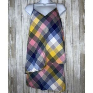 Patagonia Layered Plaid Spaghetti Strap Sun Dress 58920SP13 Women’s Size 8